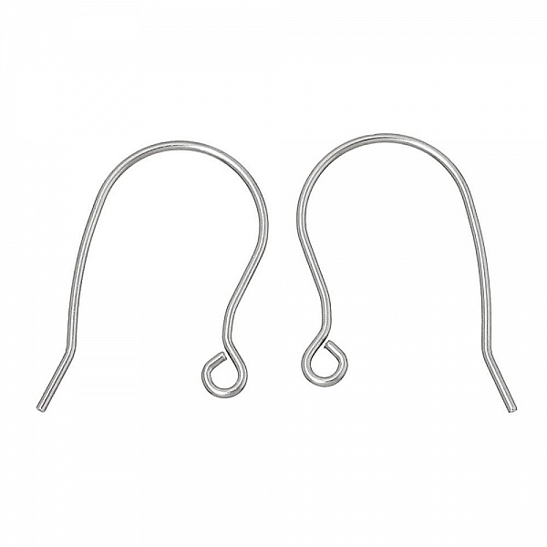 Support Boucle d'oreille Hame&ccedil;on Acier Inoxydable N&deg;02 X 1 Paire