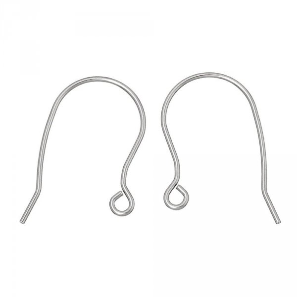 Support Boucle d'oreille Hame&ccedil;on Acier Inoxydable N&deg;02 X 5 Paires