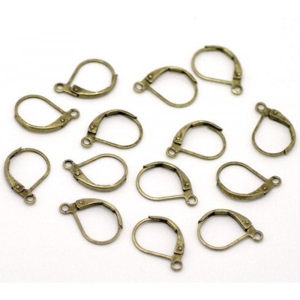 Support Boucle d'oreille Dormeuse N&deg;13 x 5 Paires