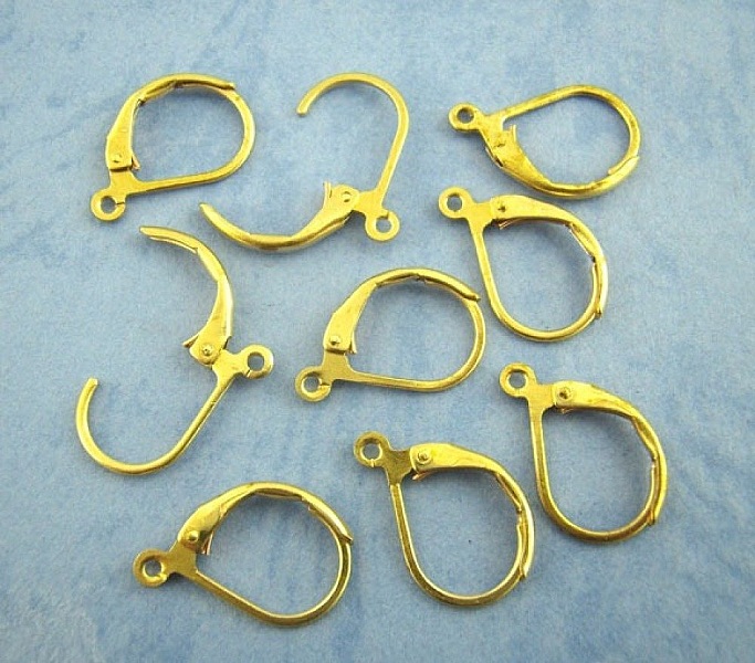 Support Boucle d'oreille Dormeuse N&deg;14 x 25 Paires