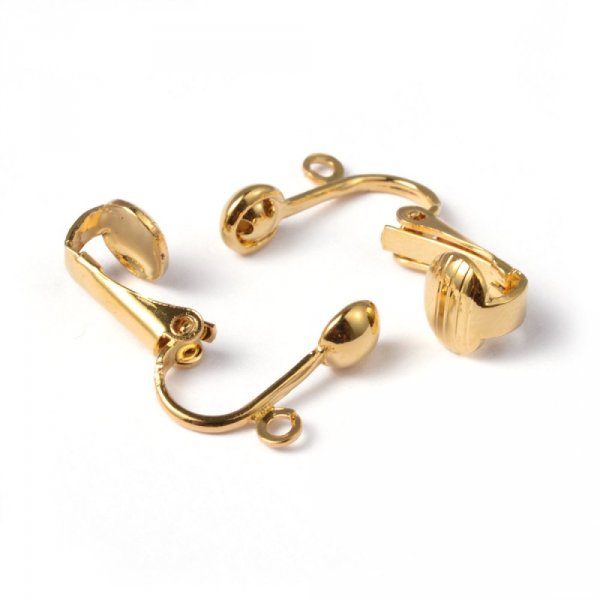 Support Boucle d'oreille Clip N&deg;04-02 x 10 Paires