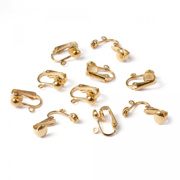 Support Boucle d'oreille Clip N&deg;04-02 x 5 Paires