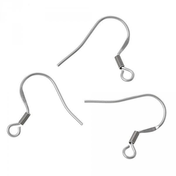 Support Boucle d'oreille Hame&ccedil;on Acier Inoxydable N&deg;05 x 5 paires