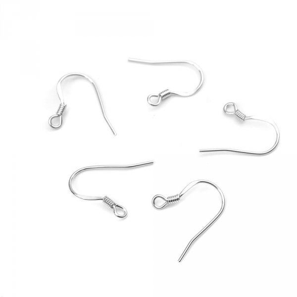 Support Boucle d'oreille Hame&ccedil;on en Argent 925 N&deg;01 x 1 paire