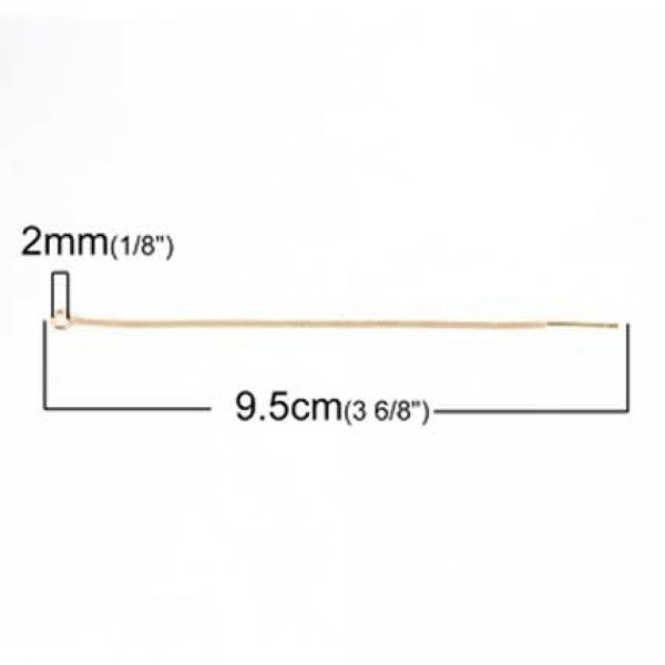 Support boucle d'oreille N&deg;27-02 Chaine plaqu&eacute; Or 18K