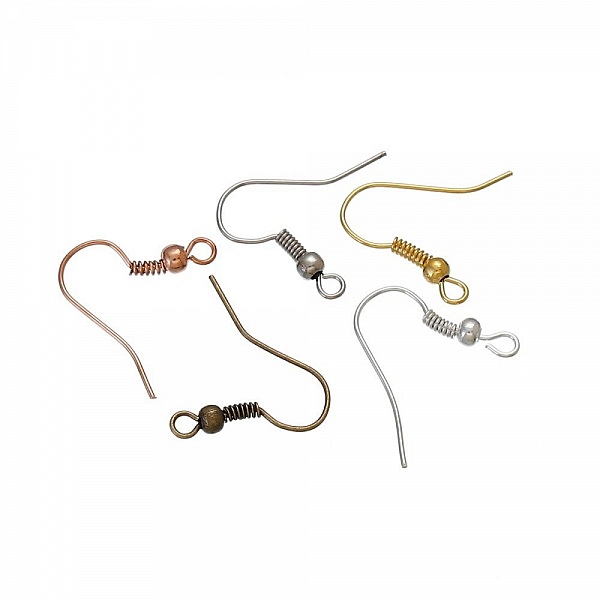 Support boucle d'oreille Hame&ccedil;on N&deg;23 Mixte x 125 paires.