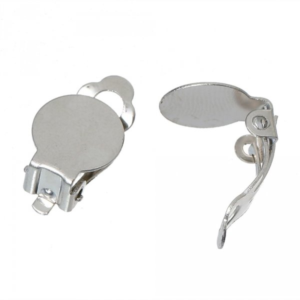 Supports Boucles d'oreilles Clips Plateau N&deg;04 x 1 Paire