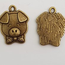 Breloque Cochon N°02 X 10 Pièces