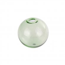 1 Boule en verre ronde de 20mm Vert à remplir