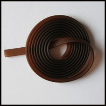 1 mètre cordon Pvc Plat 5.8 x 1.9 mm Caramel