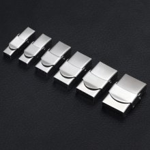 Fermoir clip griffe pour cuir 10 mm de large Brossé