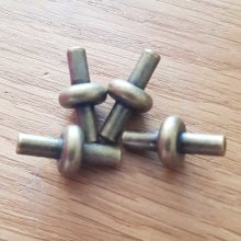 Fermoir Bronze pour cordon Pvc Creux 5 mm