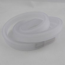 0.50 Cm PVC creux rectangle Blanc