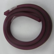0.50 Cm PVC creux rectangle Fushia Foncé