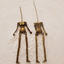 Corps de poupée en métal couleur Bronze 9 cm