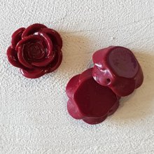 Fleur Synthétique 17 mm N°04-17 Bordeaux