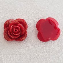 Fleur Synthétique 20 mm N°05-11 Rouge