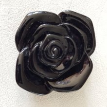 Fleur Synthétique 37 mm N°06-05 Noir