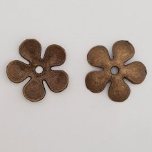 Breloque Fleur Métal N°027 Cuivre