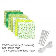 Ensemble de matériel de masque Vert