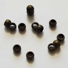 10 Perles à écraser de 2.5 mm