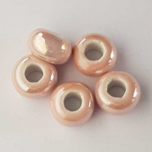 Perle ronde céramique N°05 14 mm