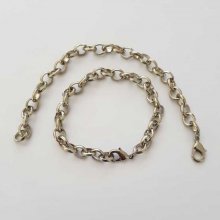 Bracelet Chaine Argent de 20 cm N°01