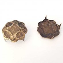 Clous rivet à griffes Rond 19 mm Bronze 10 pièces