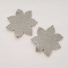 Jolie petite fleur en Feutrine 60 mm N°09-11 x 2 pièces