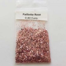 Micro bille Paillette Rose sachet de 4 Grammes