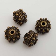 Perle divers en métal argenté 004 Bronze