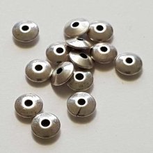Perle divers en métal argenté 022 argent