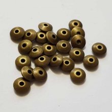 Perle divers en métal argenté 022 Bronze