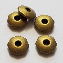 Perle divers en métal argenté 023 Bronze