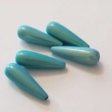 Perle Magique Goutte Bleu 02 30 mm