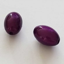 Perle Magique Ovale Violet 14 mm