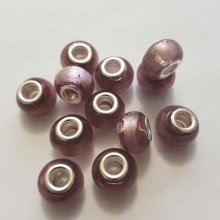 Perle N°0045 Violet Prune compatible européen
