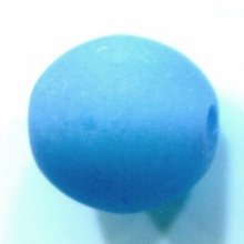 Perle Polaris Mat Ronde 12 mm Capri Blue 01 x 1 Pièce