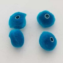 Pompon Rond Turquoise N°06
