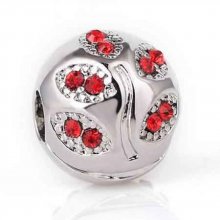 Stopper N°43 Argent Strass Rouge
