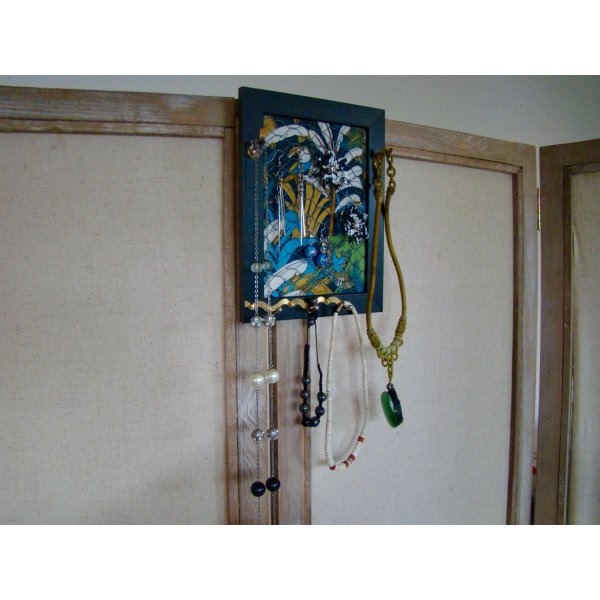 Cadre porte bijoux upcyling