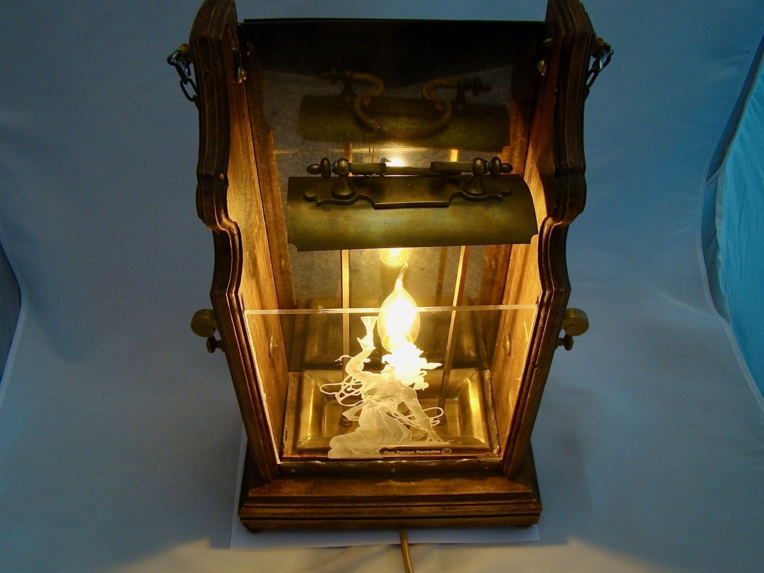 Lampe Ancienne Grande lanterne à bougie 1900