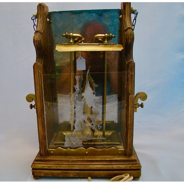 Lampe Ancienne Grande lanterne &agrave; bougie 1900