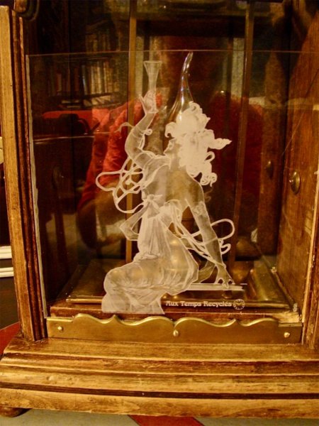 Lampe Ancienne Grande lanterne &agrave; bougie 1900