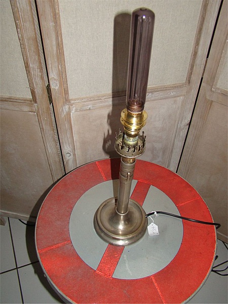 Lampe Bougie ancienne en laiton style EDISON