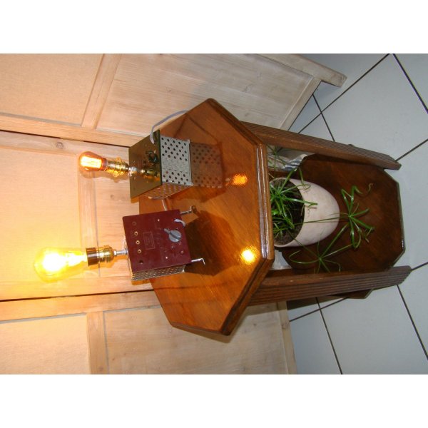 Lampe Steampunk r&eacute;tro futur 2