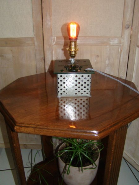 Lampe Steampunk r&eacute;tro futur