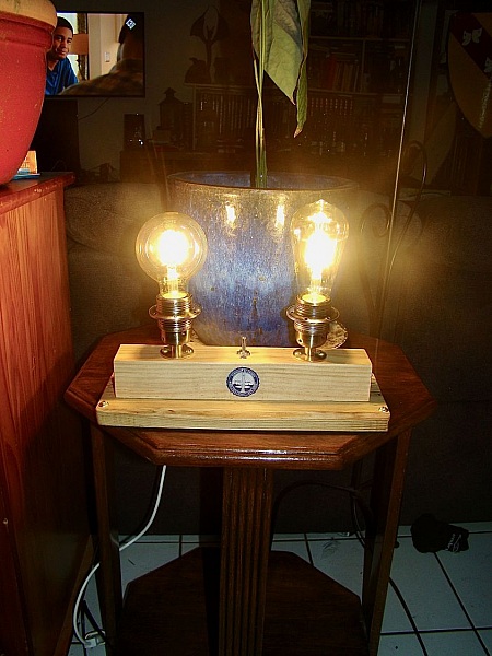 Lampe style EDISON steampunk 
