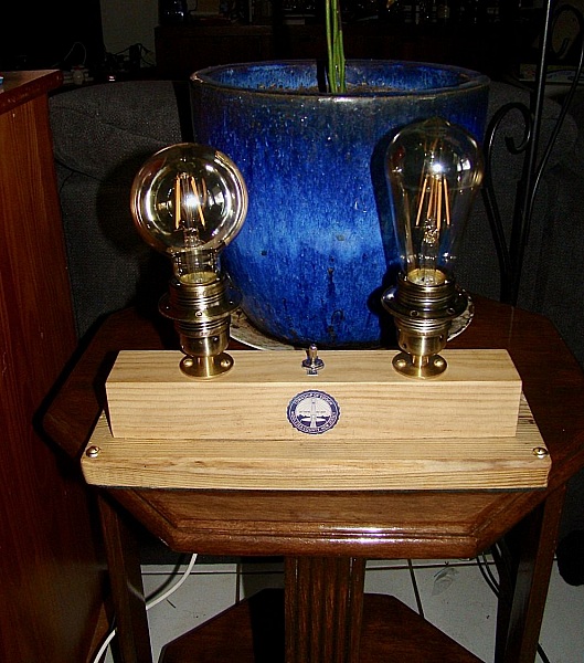 Lampe style EDISON steampunk 