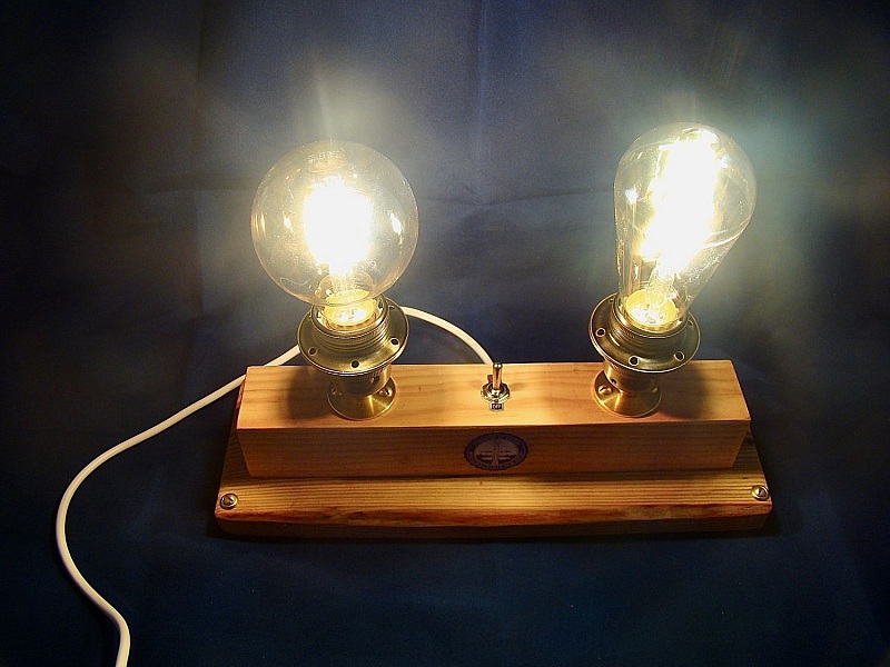 Lampe style EDISON steampunk 